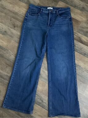 Loft Wide-Leg Women’s Jeans - Blue